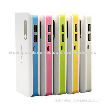 Power bank with 13,000mAh capacity and dual USB, for tablet PCs/iPhone 5/5C/5S/iPad/5V device